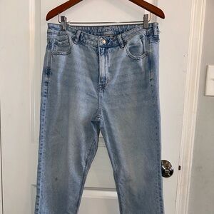 American Eagle Outfitters Sky Blue Straight Leg Jeans